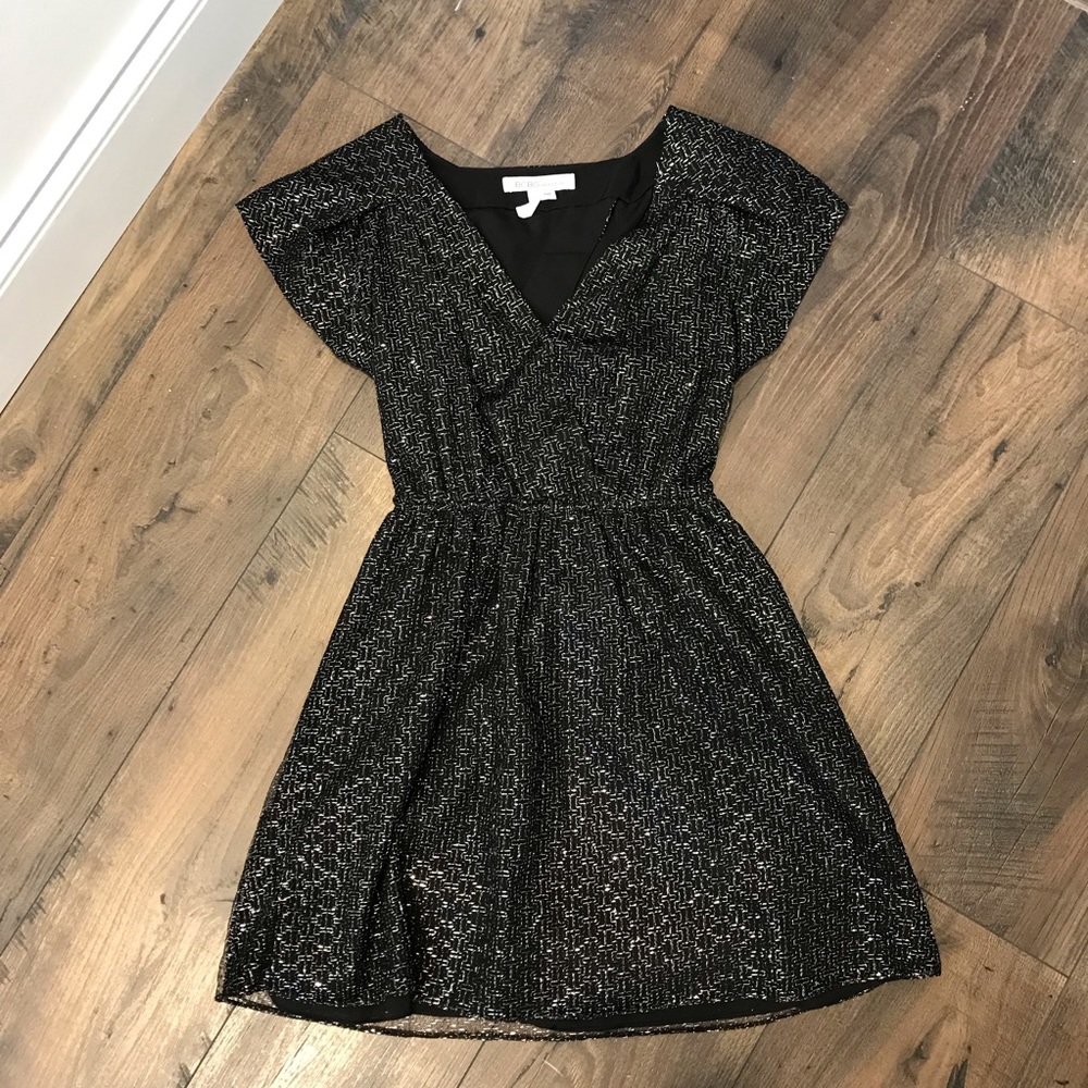 BCBGeneration Sparkly Black Dress XXS